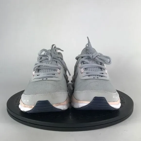 Under Armour Charged Assert 8 Gray/Pink Running Shoes 3021972-105 Women Size 9.5 - Picture 2 of 12